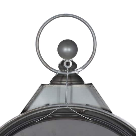 30" Brown Metal Coastal Wall Clock